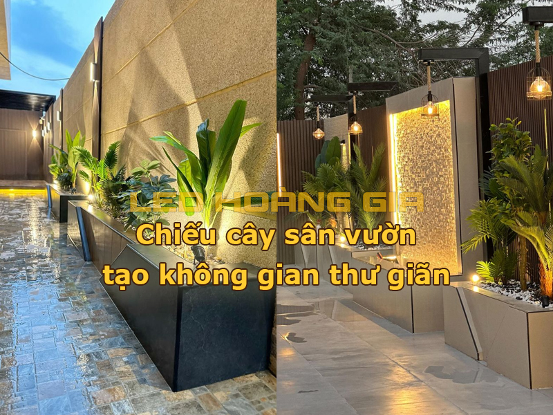 Chiếu cây sân vườn tạo không gian thư giãn