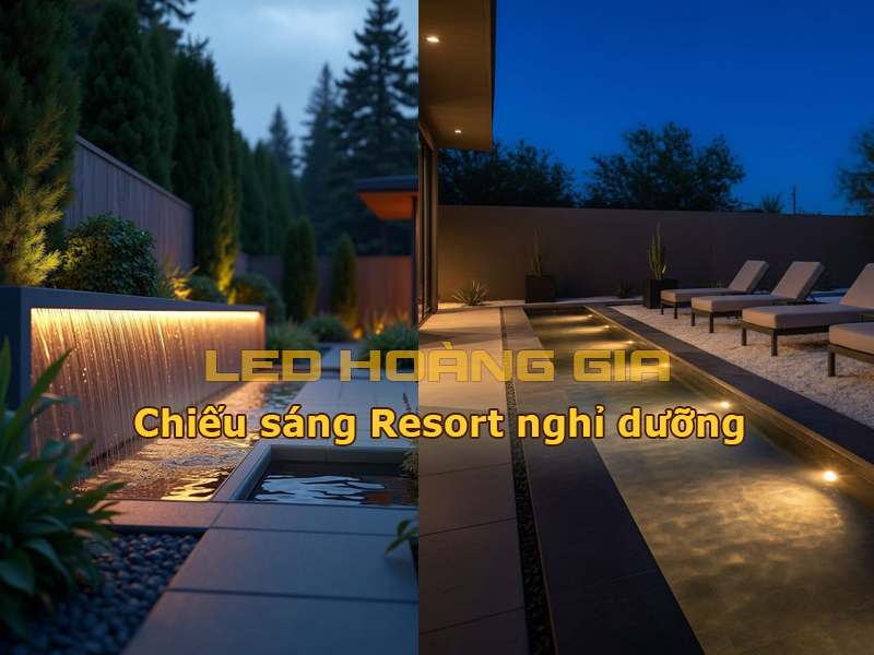 Chiếu sáng Reort nghỉ dưỡng