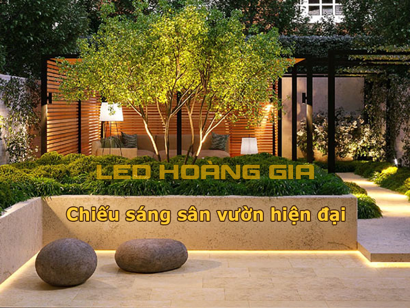 Chiếu sáng sân vườn hiện đại