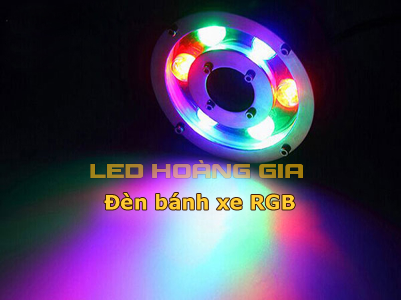 Đèn hồ cá RGB dạng bánh xe