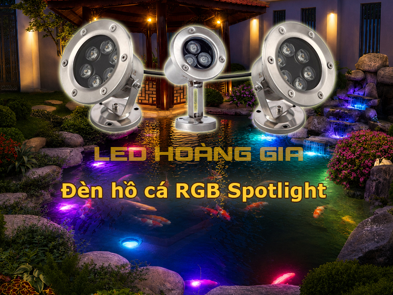 Đèn hồ cá RGB spotlight