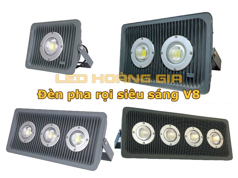 Đèn pha rọi siêu sáng V8 (50W - 200W)