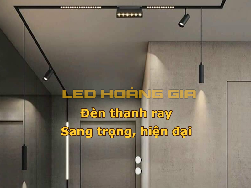 Đèn thanh ray sang trọng hiện đại