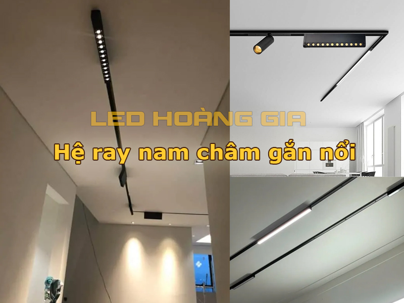 Hệ ray nam châm gắn nổi