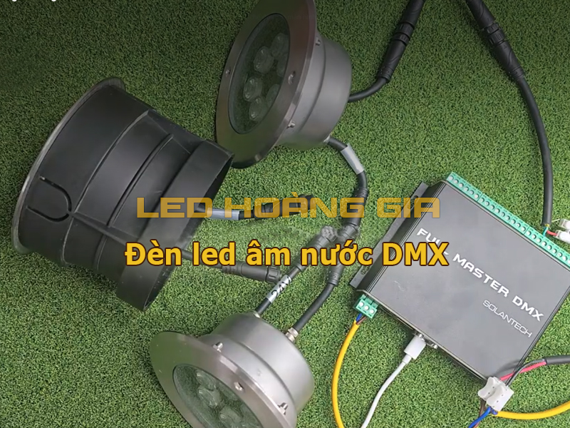 Đèn led âm nước DMX