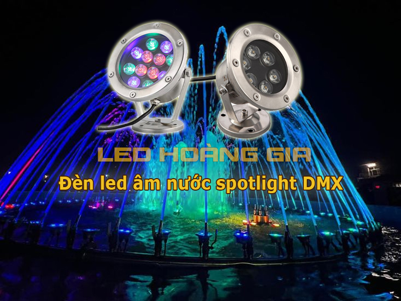 Đèn led âm nước Spotlight DMX