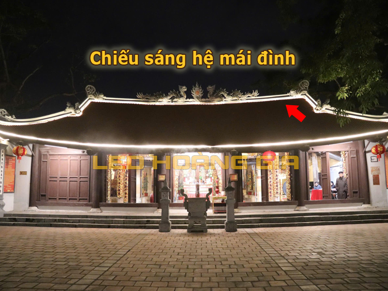 Chiếu sáng hệ mái đình
