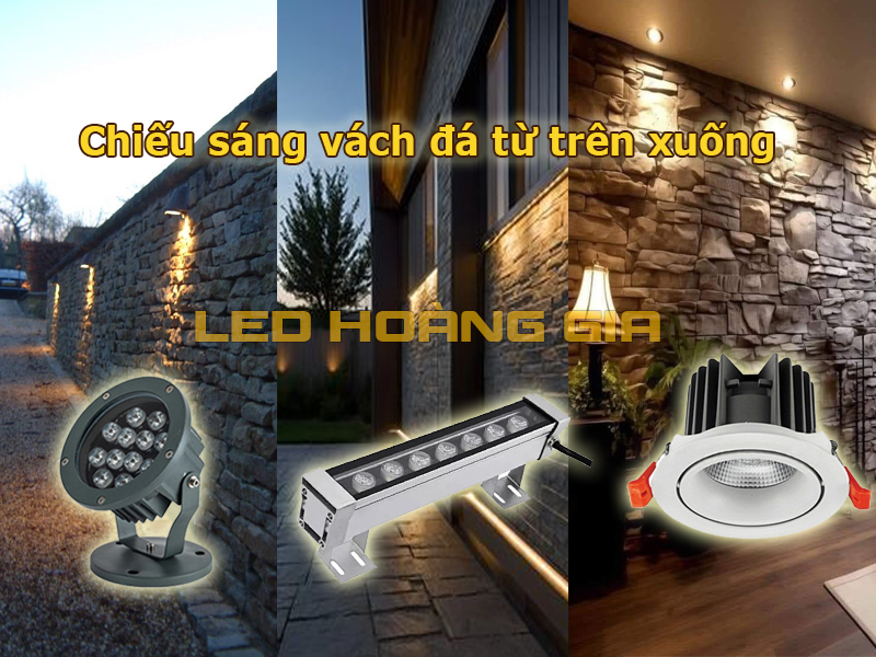Chiếu hắt vách đá sáng từ trên xuống