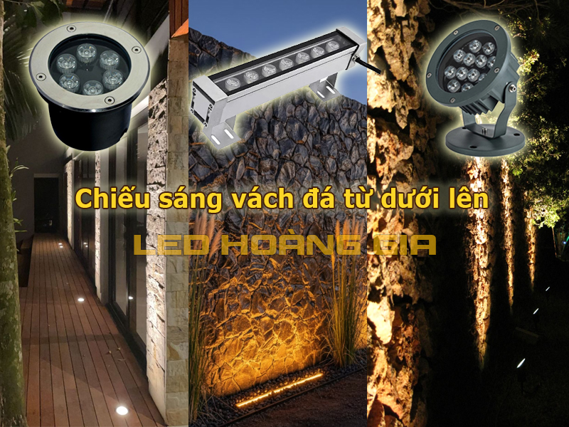 Chiếu hắt vách đá từ dưới lên (Up Lighting)