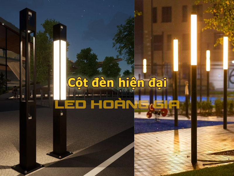 Cột đèn hiện đại