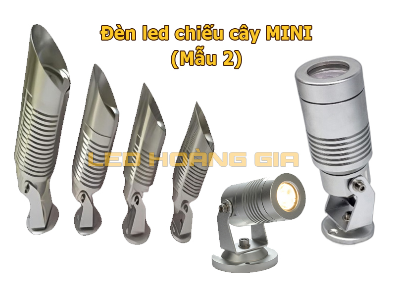 Đèn led chiếu cây Mini mẫu 2