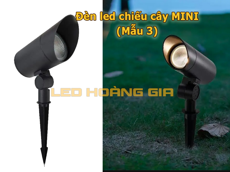 Đèn led chiếu cây Mini mẫu 3