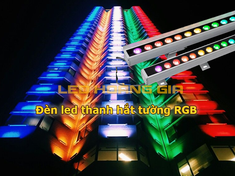 Đèn led thanh hắt tường RGB