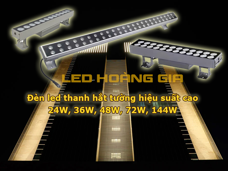 Đèn led thanh hắt tường hiệu suất cao