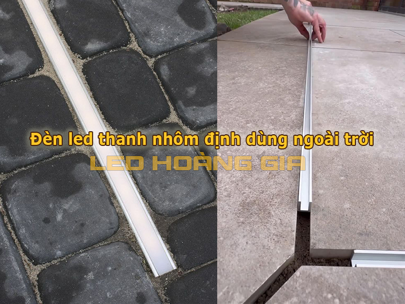 Đèn led thanh nhôm định hình ngoài trời