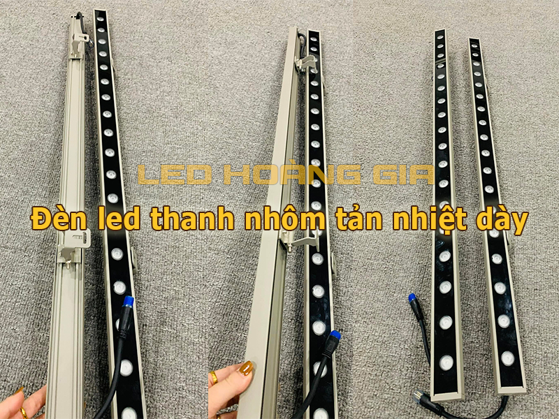 Đèn LED thanh nhôm tản nhiệt dày