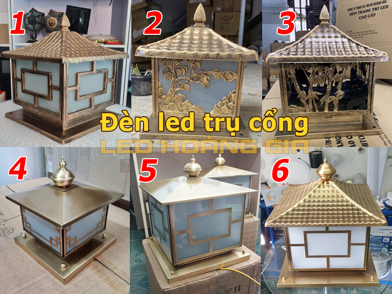 Đèn led trụ cổng được yêu thích