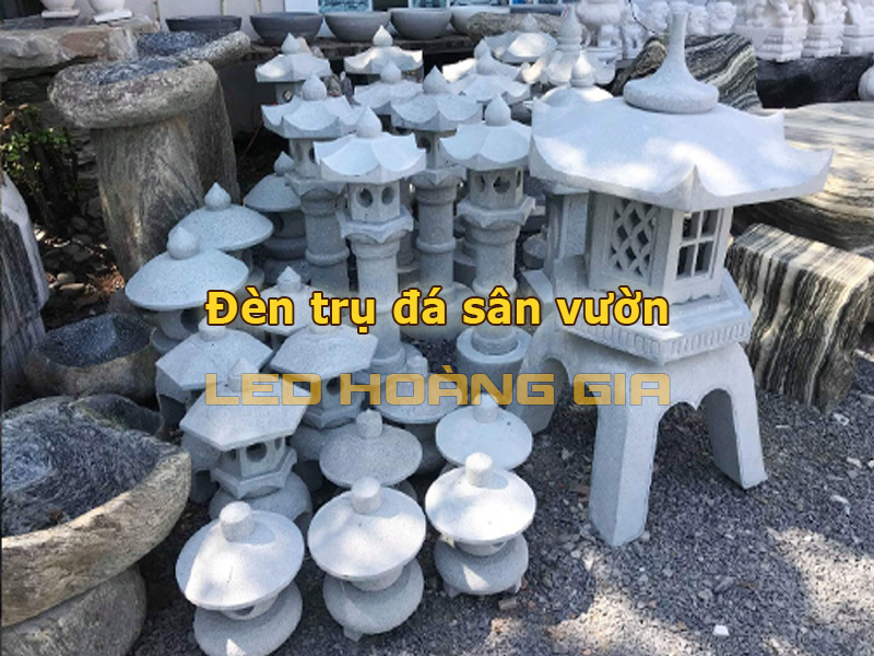 Đèn trụ đá sân vườn