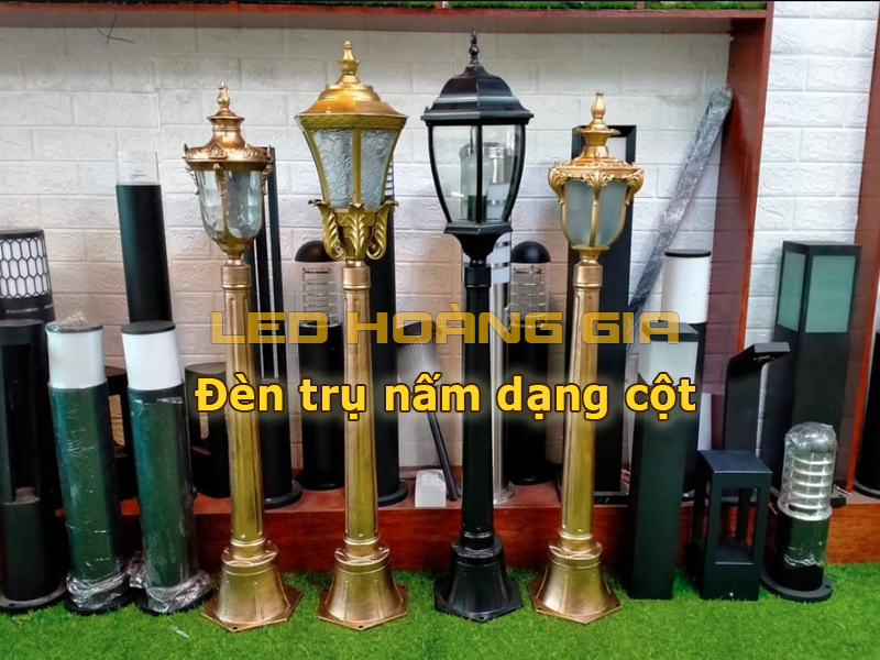 Đèn trụ nấm cổ điển dạng cột