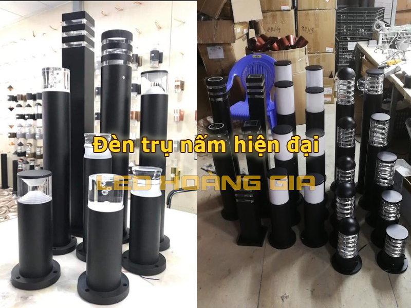 Đèn trụ nấm hiện đại