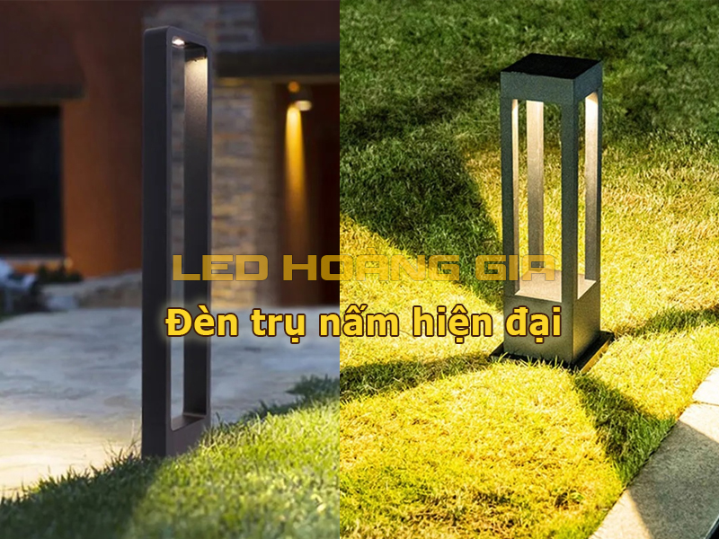 Đèn trụ nấm hiện đại hiệu ứng đẹp