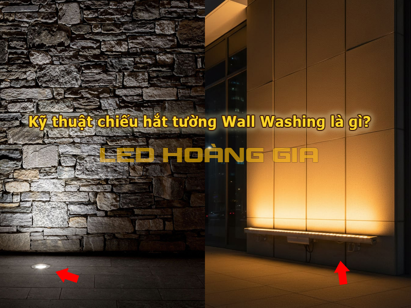 Kỹ thuật chiếu hắt tường Wall Washing là gì?