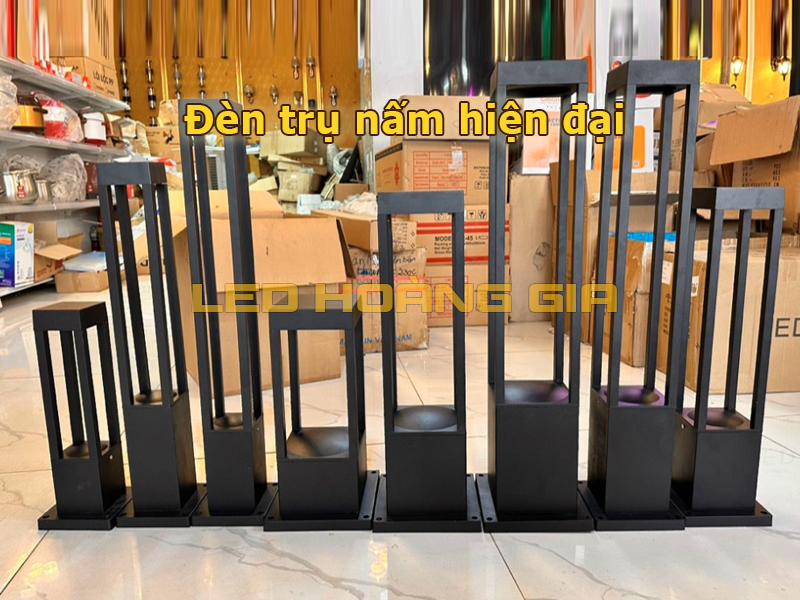 Nhóm đèn trụ nấm hiện đại