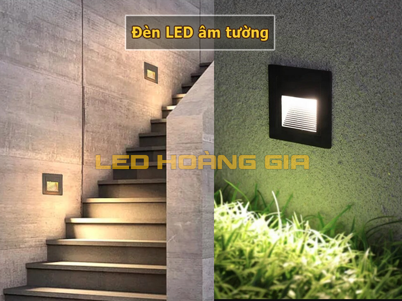 Đèn led âm tường trang trí và chiếu sáng