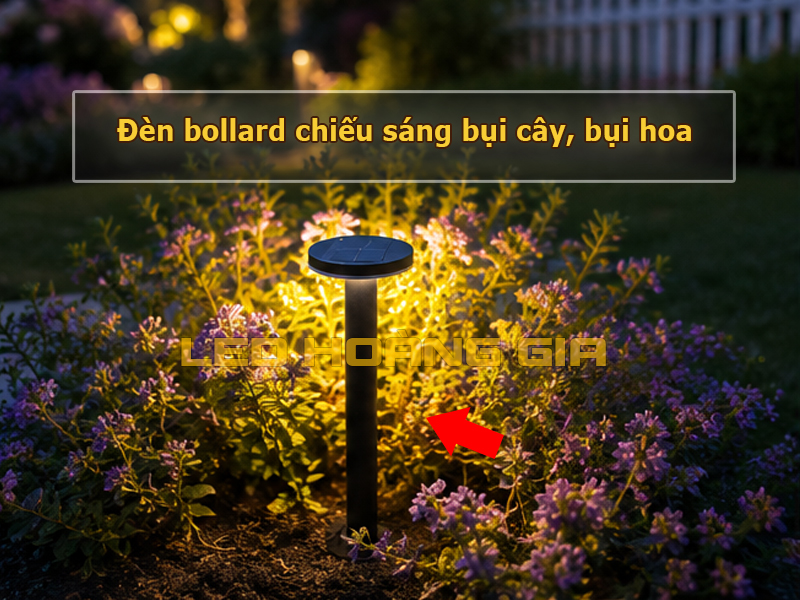 Đèn bollard chiếu từ trên xuống