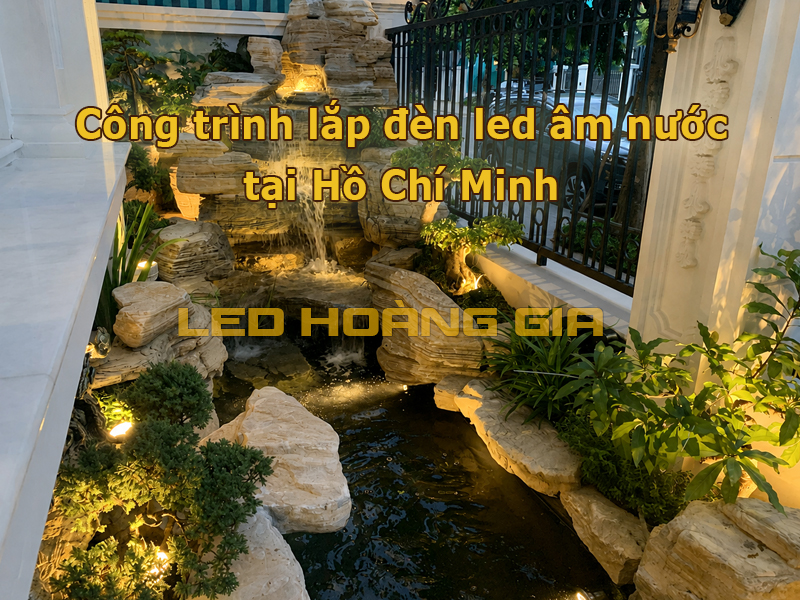 Công trình lắp đèn led âm nước tại tp.HCM
