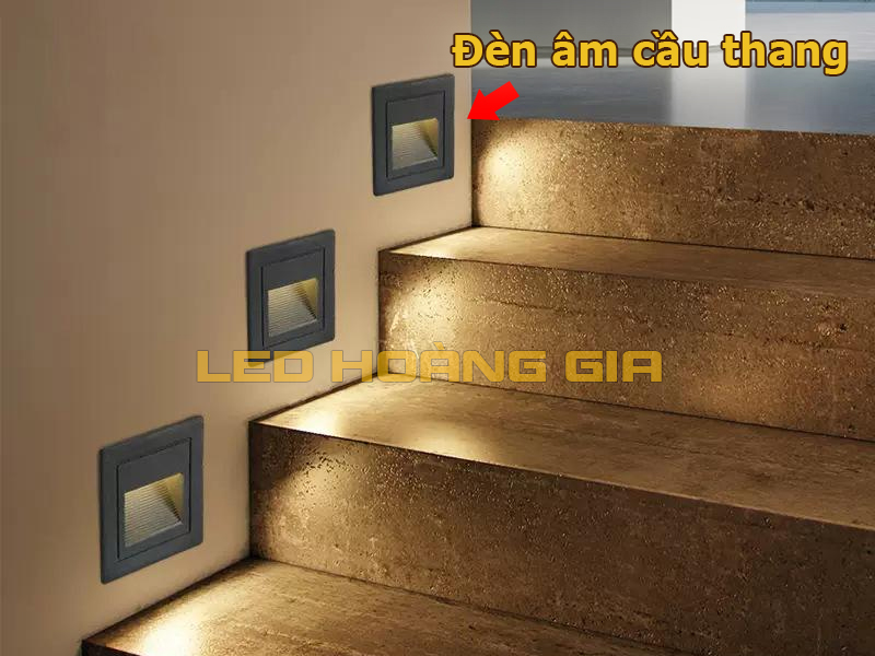 Đèn âm cầu thang