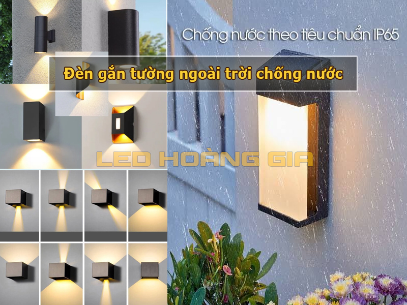 Đèn gắn tường ngoài trời chống nước