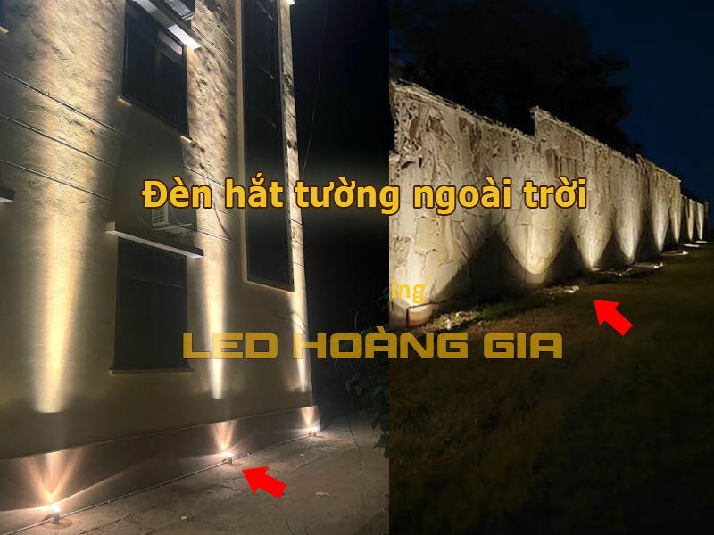 Đèn hắt tường ngoài trời