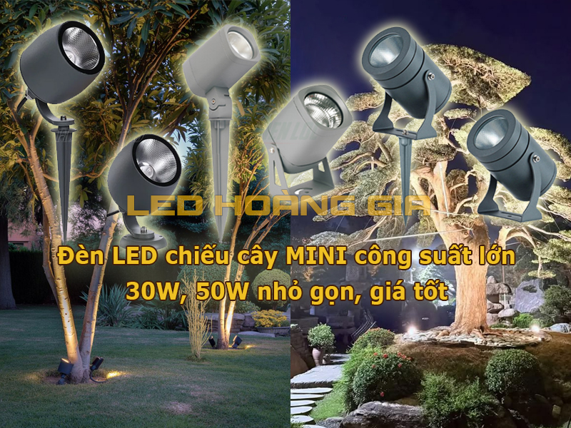 Đèn led chiếu cây mini công suất lớn