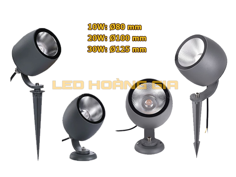 Đèn led chiếu cây mini Rosy