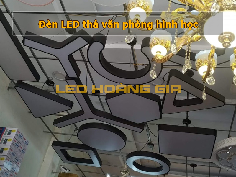 Đèn thả văn phòng hình học