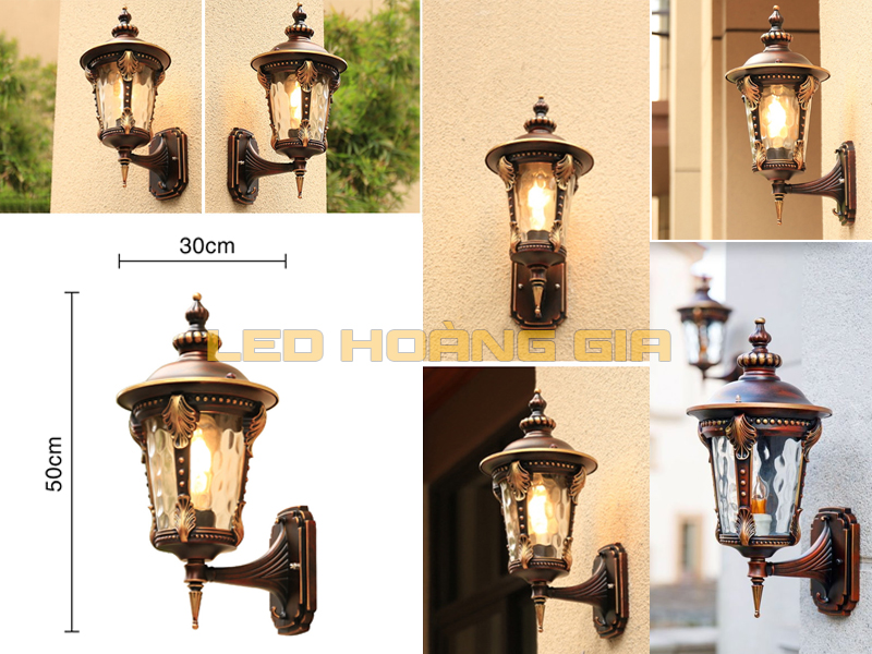 Mẫu đèn gắn tường cổ điển đẹp