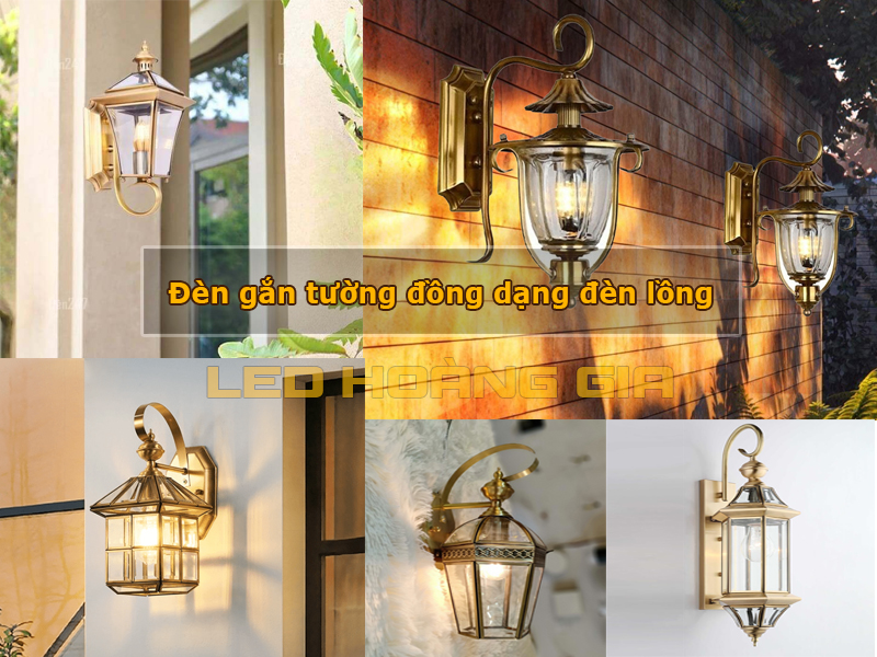 Đèn gắn tường đồng dạng đèn lồng