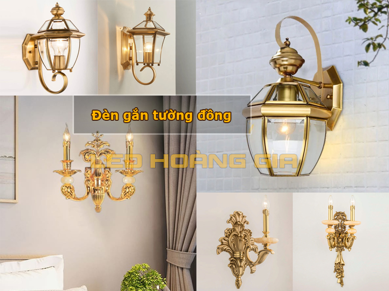 Đèn gắn tường đồng
