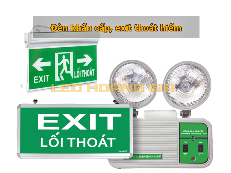 Đèn khẩn cấp, Exit thoát hiểm