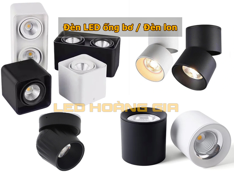 Đèn led ống bơ