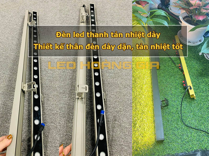 Đèn led thanh tản nhiệt dày là gì? Phù hợp với ứng dụng nào?