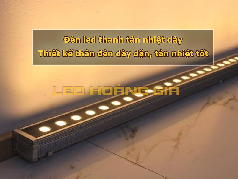 Đèn led thanh tản nhiệt dày