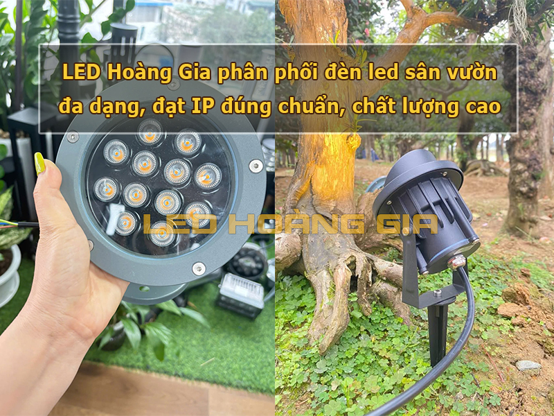 LED Hoàng Gia phân phối đa dạng đèn led sân vườn đạt chuẩn IP chất lượng cao