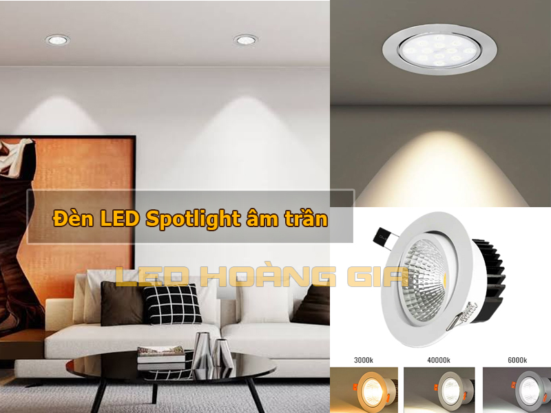 Đèn led Spotlight âm trần