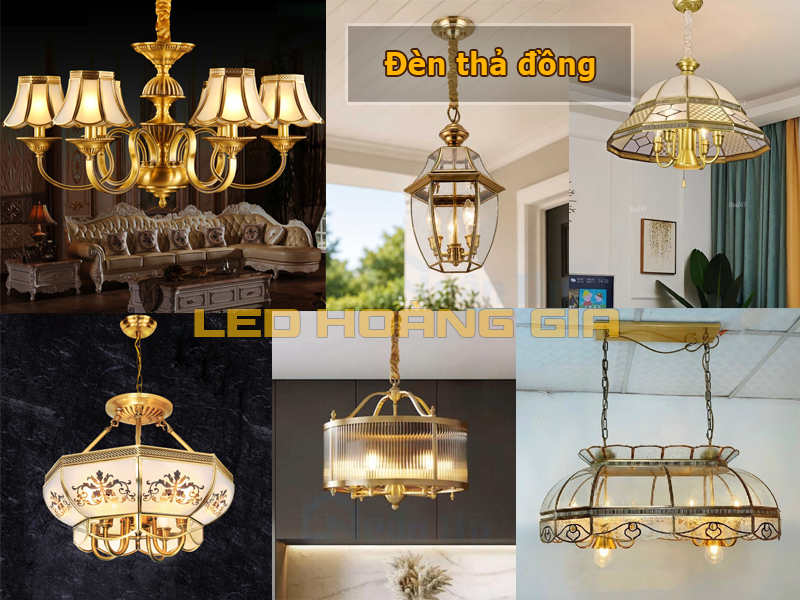 Đèn LED thả đồng
