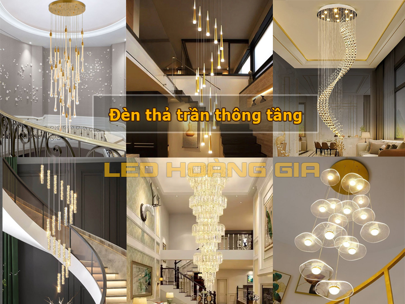 Đèn thả trần thông tầng