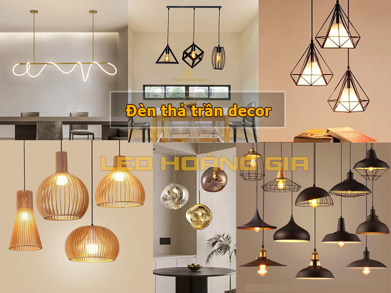 Đèn thả trần decor