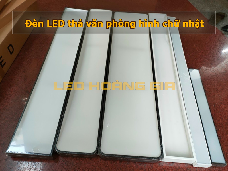Đèn led thả văn phòng hình chữ nhật