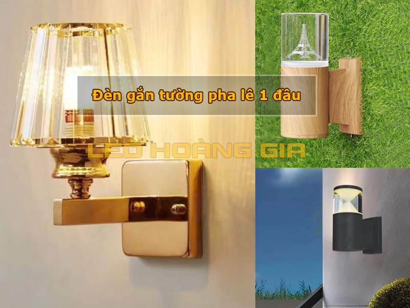 Đèn gắn tường pha lê 1 đầu